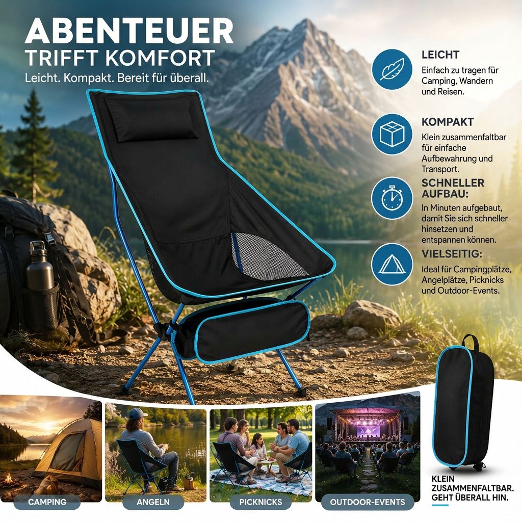 Gipfelthron Campingstuhl Tragetasche