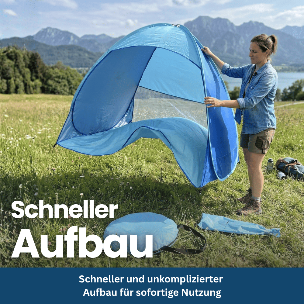 Tente Pare-Soleil Pop-Up 2-3 Personnes
