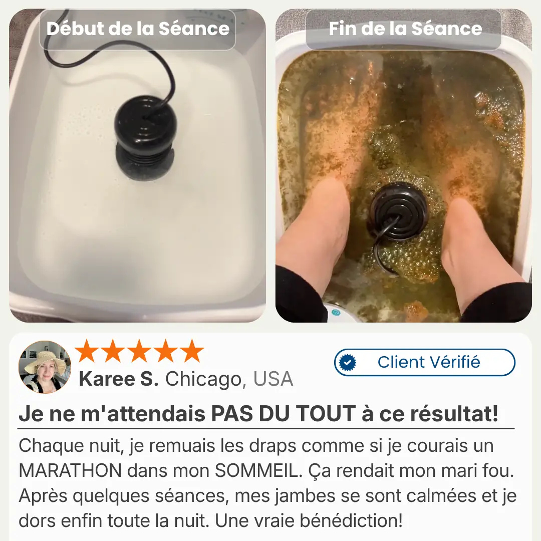 Bain Ionique Relaxant pour les Pieds