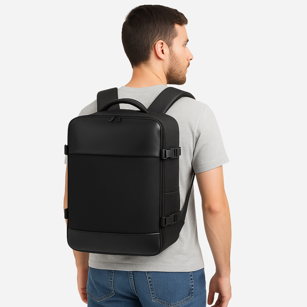 Reiserucksack 40L – Wasserfest, USB-Ladeanschluss & Laptopfach 15.6