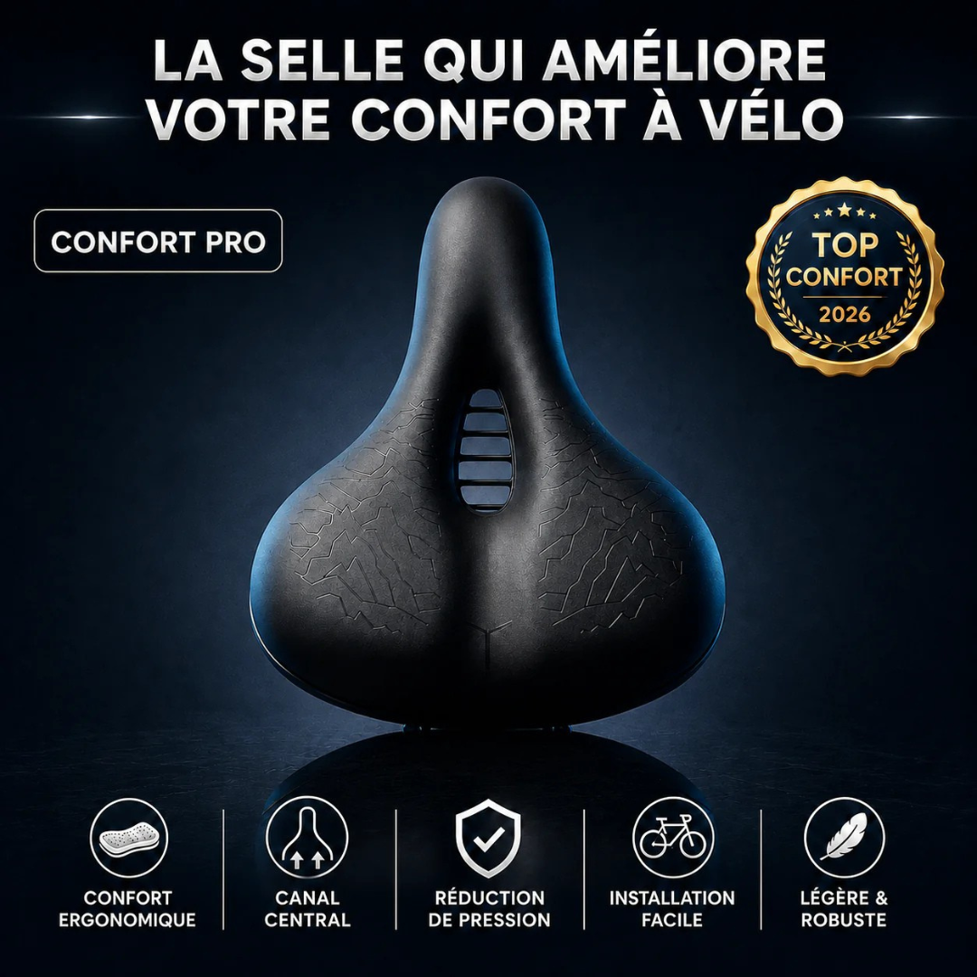 Selle de Vélo Ergonomique Confort Longue Distance