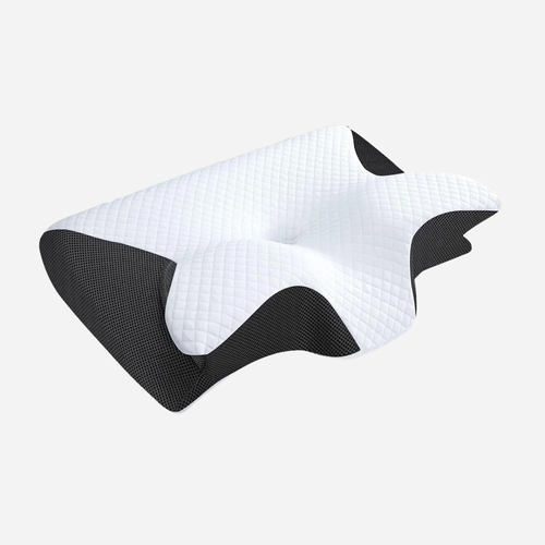 Nackenkissen – Ergonomisches Memory-Schaum-Kissen, atmungsaktiv, waschbarer Bezug