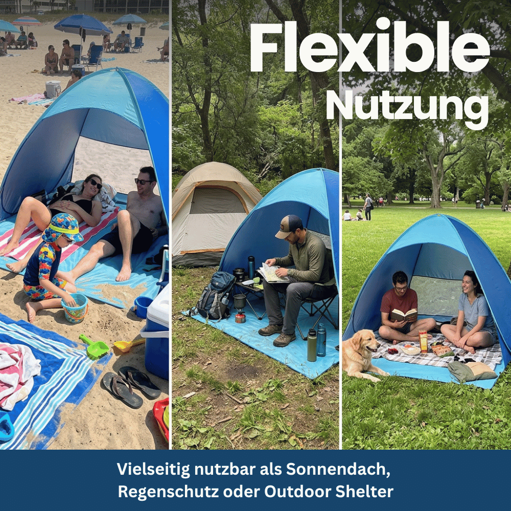 Tente Pare-Soleil Pop-Up 2-3 Personnes