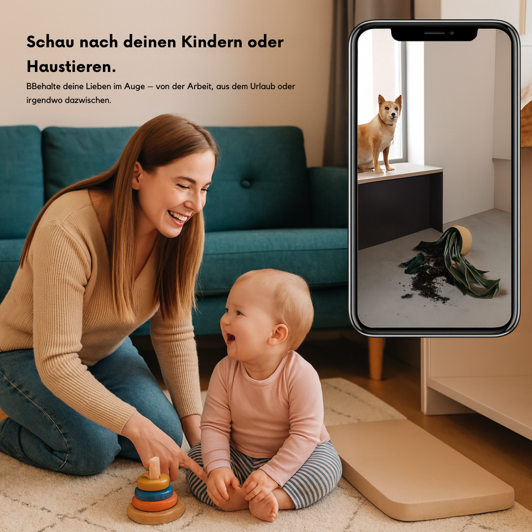 Mini Kamera mit WLAN & Nachtsicht – inklusive 32 GB Speicherkarte