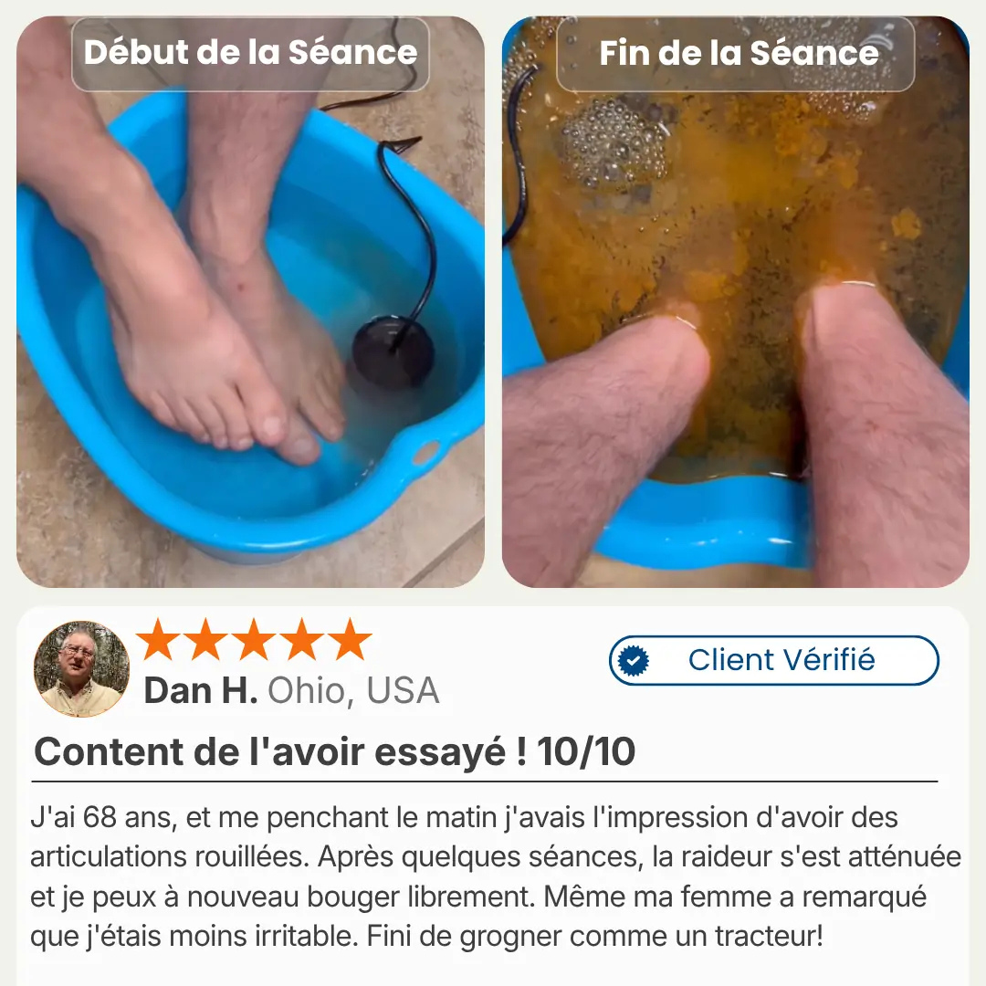 Bain Ionique Relaxant pour les Pieds