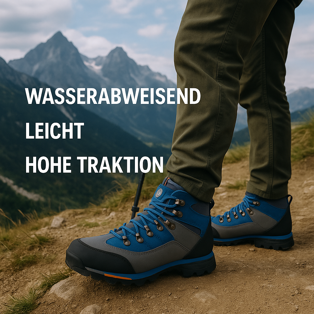 Wanderschuhe Unisex – Wasserdicht, Vibram-Sohle & Knöchelstütze