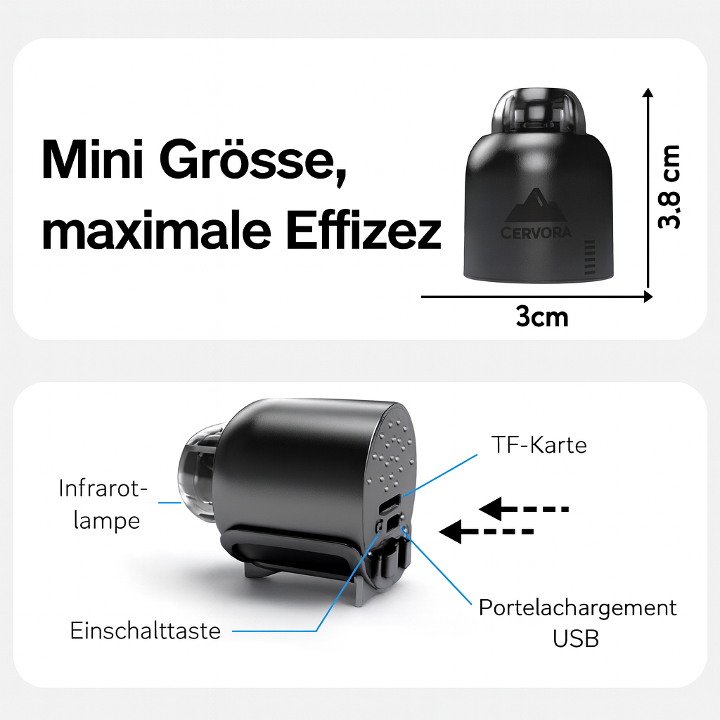 Mini Kamera mit WLAN & Nachtsicht – inklusive 32 GB Speicherkarte