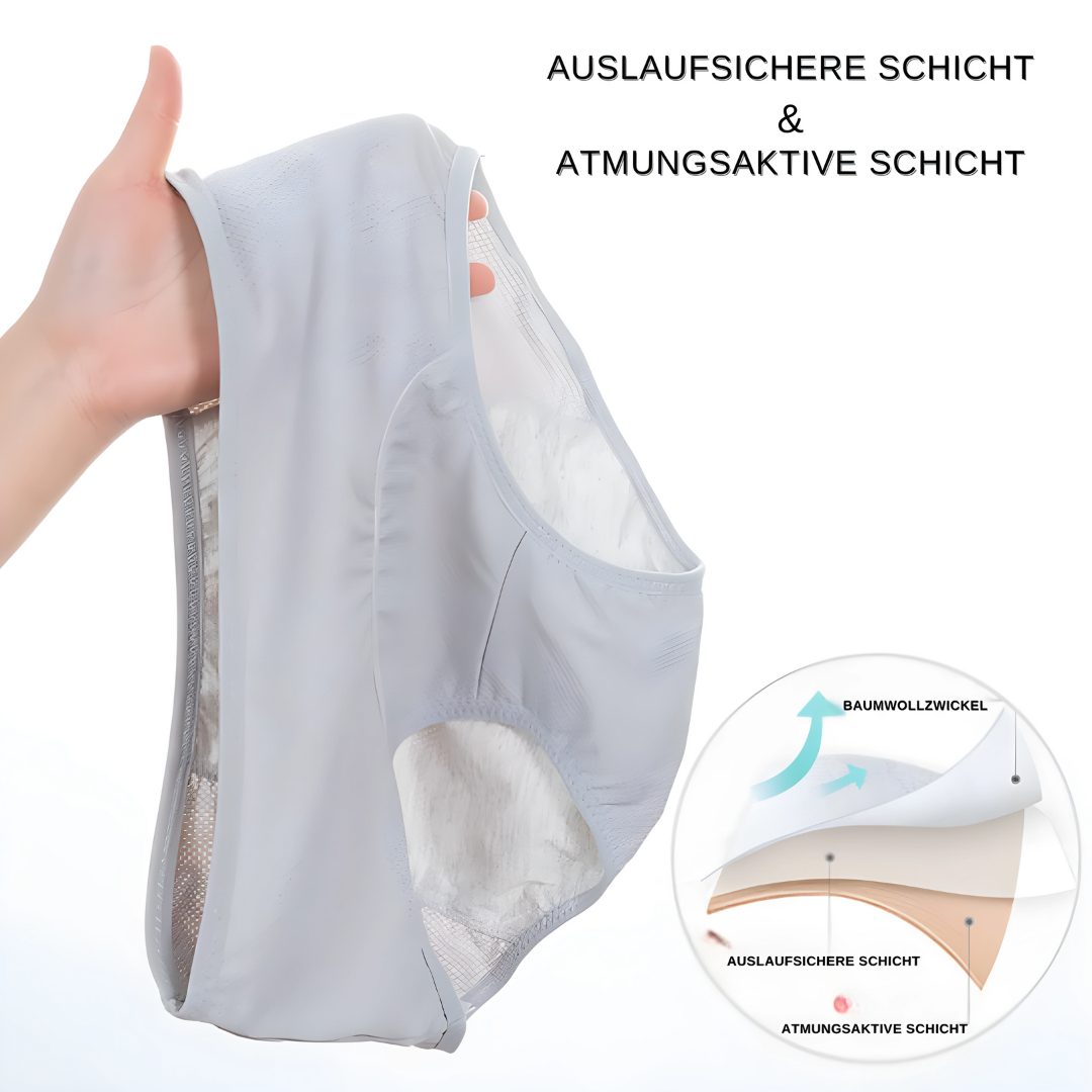 Sandsberg | Auslaufsichere Unterwäsche | 100% Saugschutz | Mehrere Farben