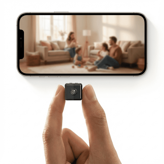 Mini Caméra de Sécurité WiFi sans fil 1080P Discrète & Connectée