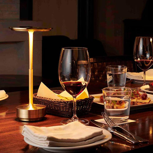 Lampe De Table Sans Fil Portable - Lumière à Intensité Réglable