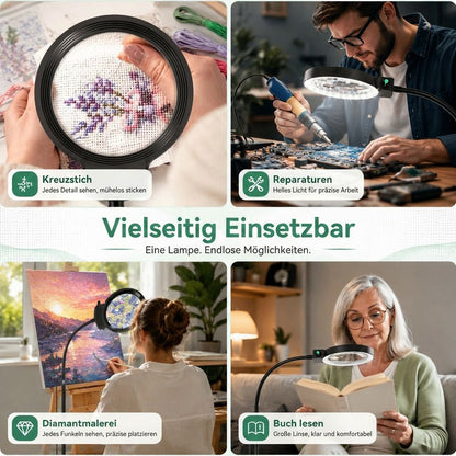 Linsenlicht Lupenlampe Anwendung Handwerk